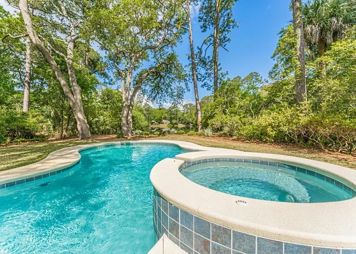 26 Port Tack Fishing Dock Pool Spa Sleeps 10 Hilton Head Island